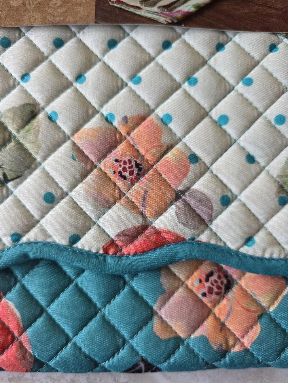 Pioneer Woman Vintage Bloom Reversible Quilted Table Runner 14x72 Cottagecore